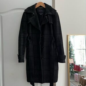 Banana Republic Italian Long Wool Coat Petite
